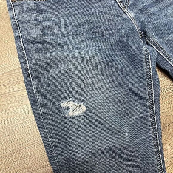 Silver Jeans Tuesday Low Rise Skinny Size W31/L31 Blue Denim Distressed - Picture 5 of 11
